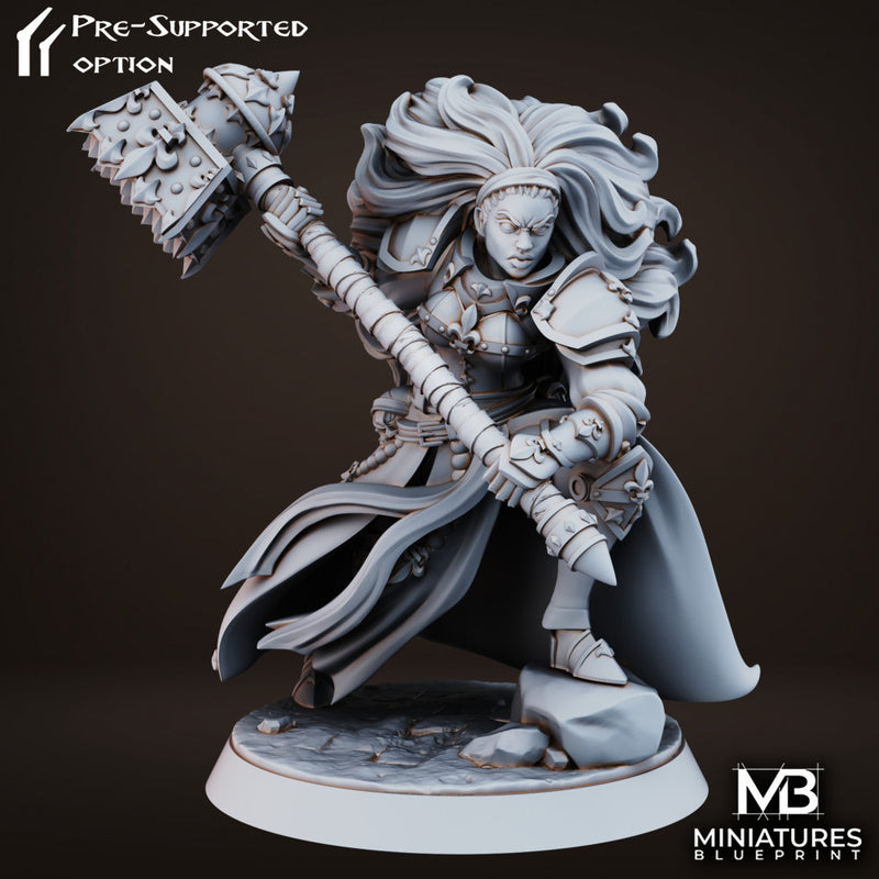 Females Knight Army (8 Models)