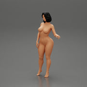 Naked Contented Attractive Elegant Stewardess Posing - Only-Games