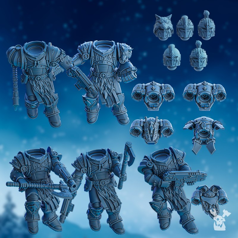 Tempest Wolves Squad with a Fuse Rifle x5 - Only-Games