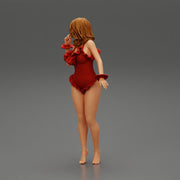 sexy young woman posing in onepiece - Only-Games