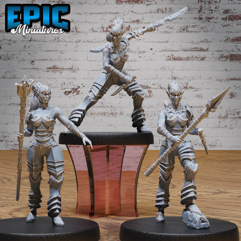 Dark Elf Gladiator Female Set - Only-Games