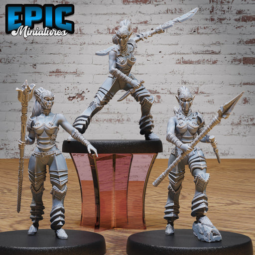 Dark Elf Gladiator Female Set - Only-Games