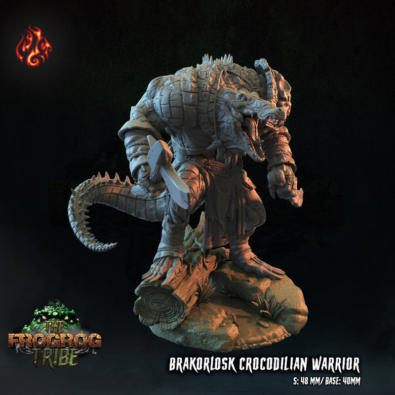 Brakorlosk the Crocodilian Warrior - Only-Games