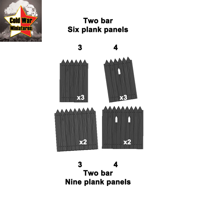 Two Bar Panels pointed - Only-Games