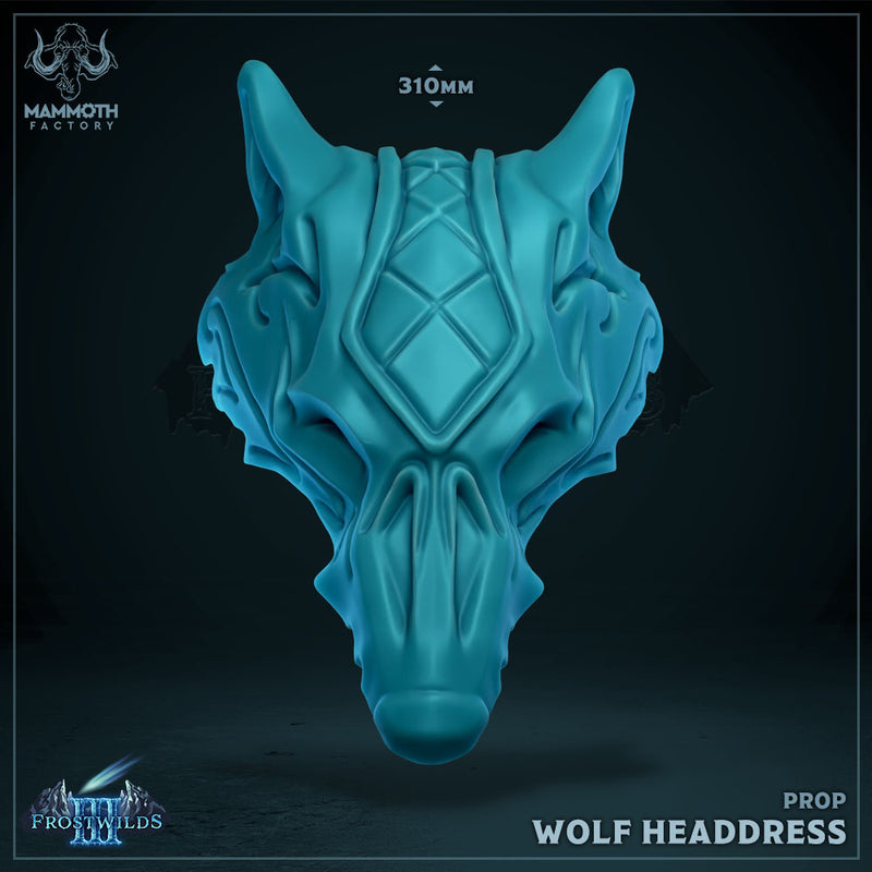 Inka Halfelven's Wolf Headdress (FDM PROP)