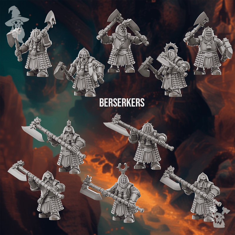 Voidland Dwarfs Berserker Squad x10 - Only-Games