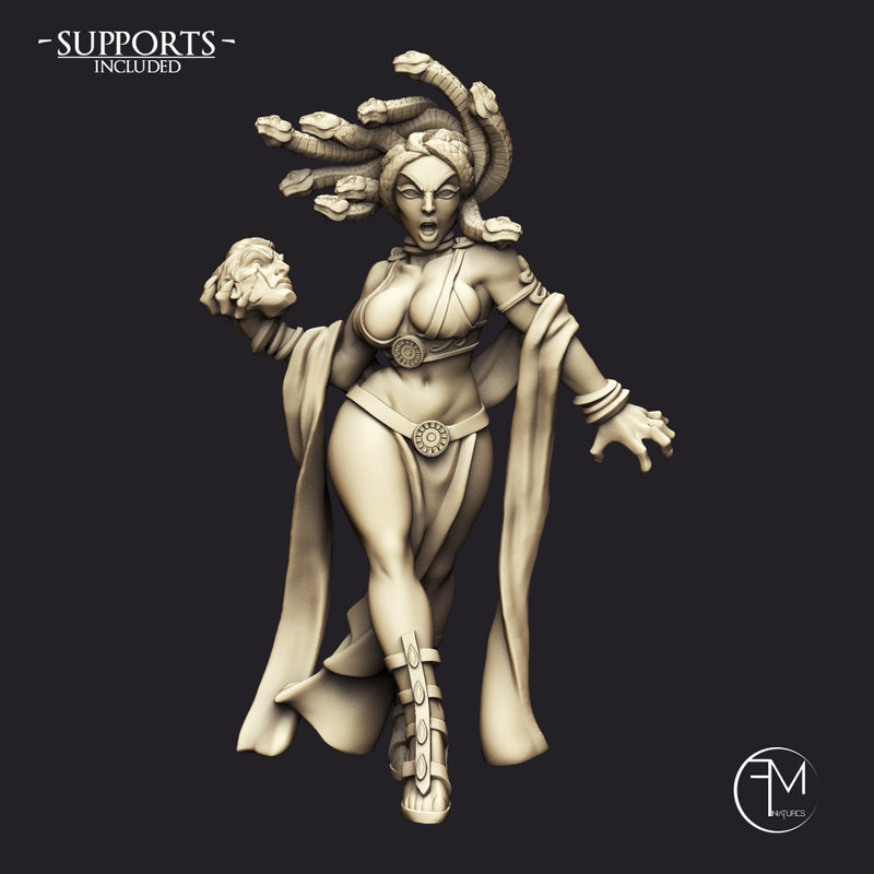 Medusa - Snake Cult Beauty (Fantasy Pin-Up) (AMAZONS! Kickstarter) - Only-Games