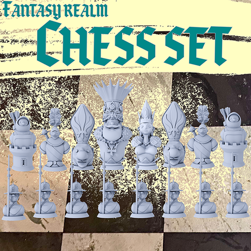 Fantasy Realm Chess Set