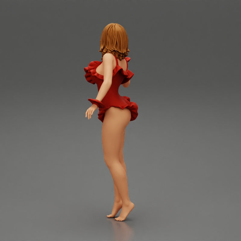 sexy young woman posing in onepiece - Only-Games