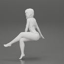 Sexy Girl In a onepiece Bikini Sitting On A Car - Only-Games