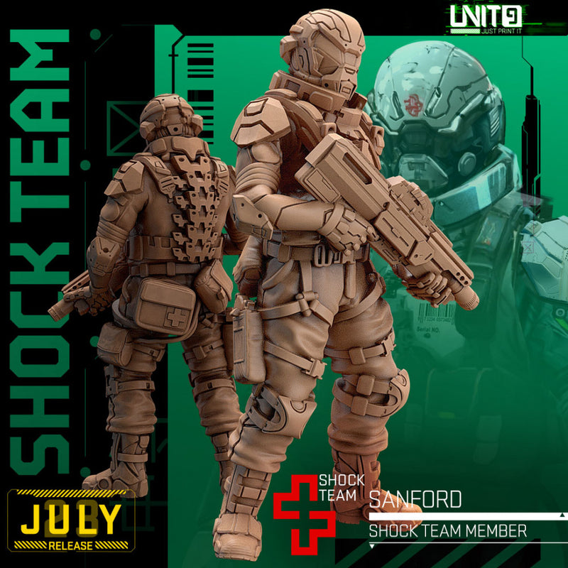 Cyberpunk - Shock Team members - Only-Games