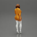 Sexy Girl standing in open long shirt and bra - Only-Games