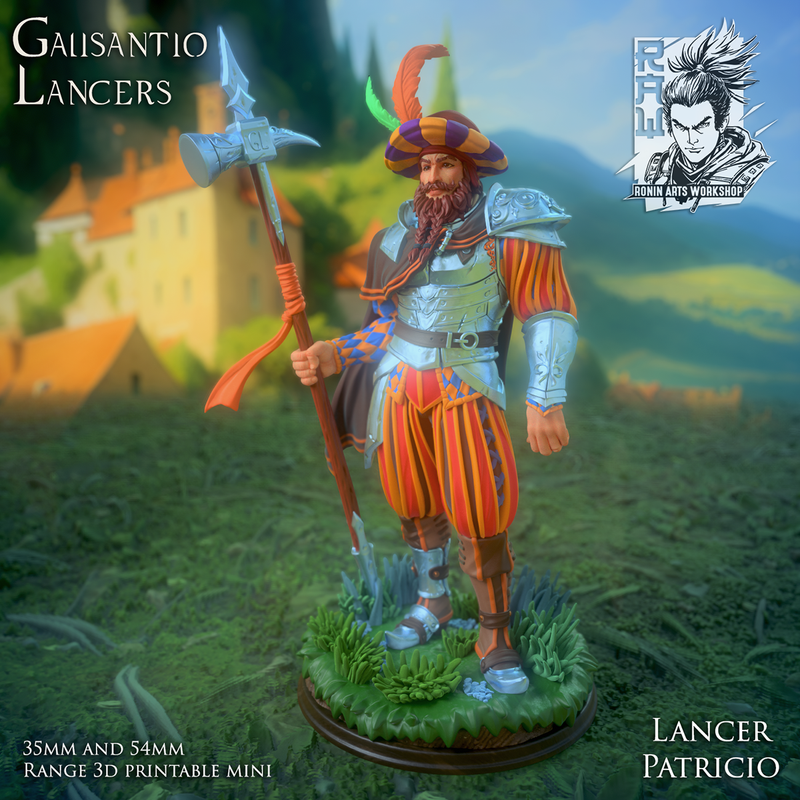 Patricio the Lancer - landsknecht style guard - Only-Games