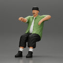 gangster homie in cap backwards with arm on window driving the car - Only-Games