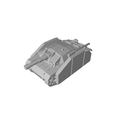 3D Printed German Stug 3 with Sheild - Only-Games