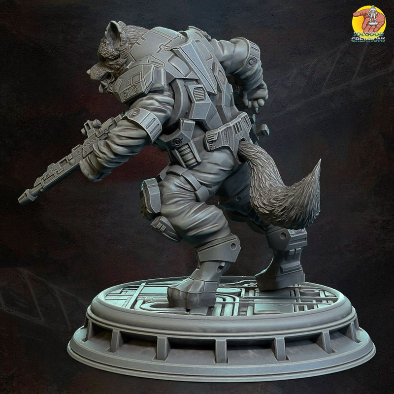 Brock Carnage, Wolfman Soldier - Running