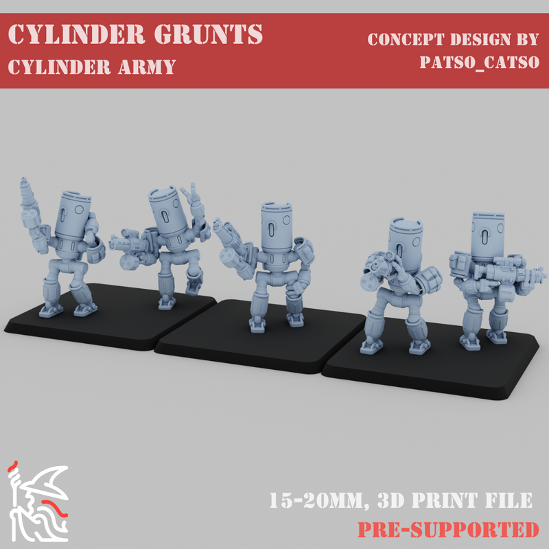 [Cylinder Army] Cylinder Grunt x5 - Only-Games