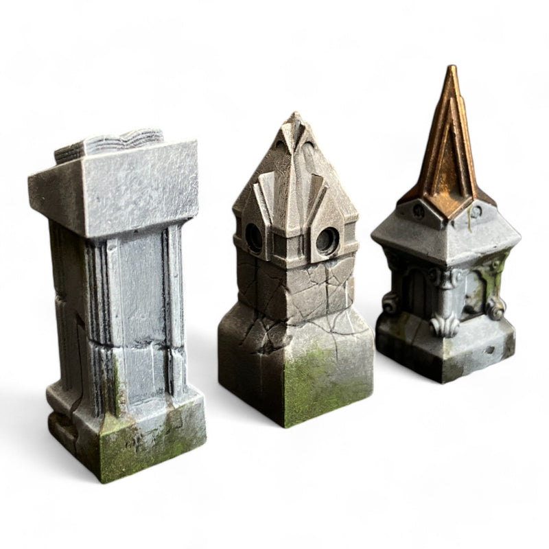 Cemetery plinths