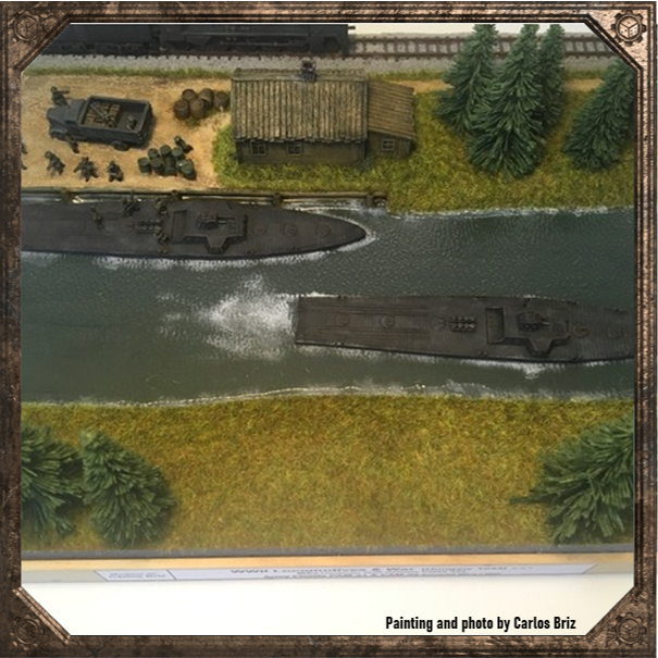 1/144 PAM-21 river minelayer boat