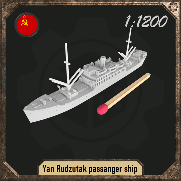 1/1200 Yan Rudzutak passanger ship