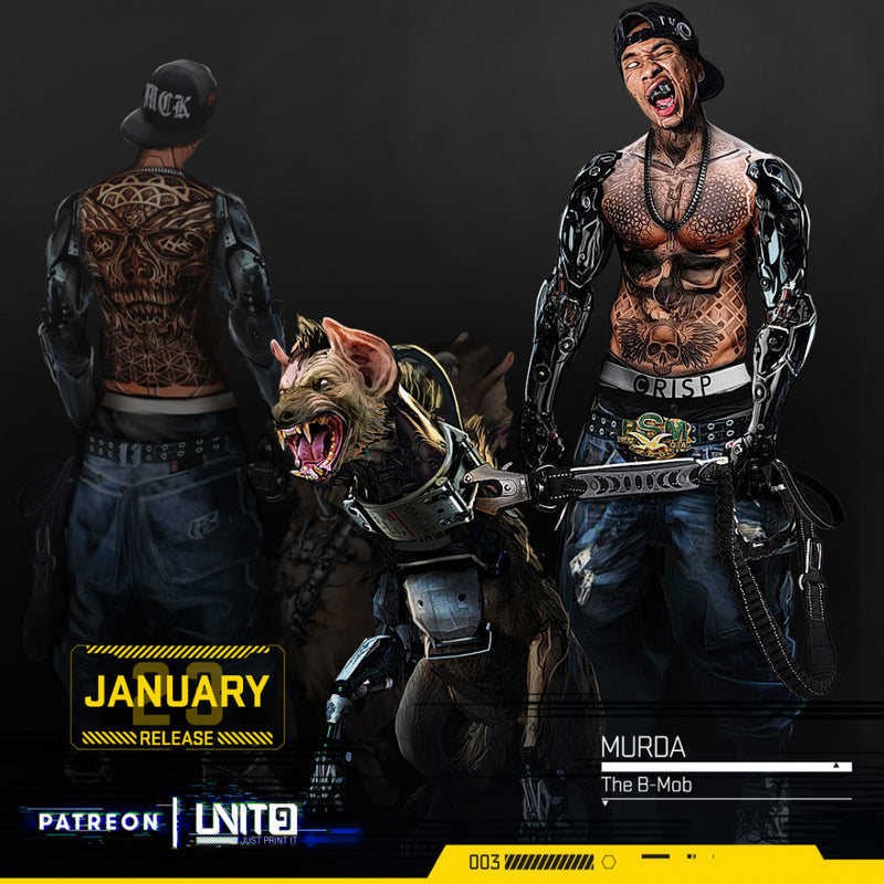 Cyberpunk models BUNDLE - The B-Mob (January23 release)