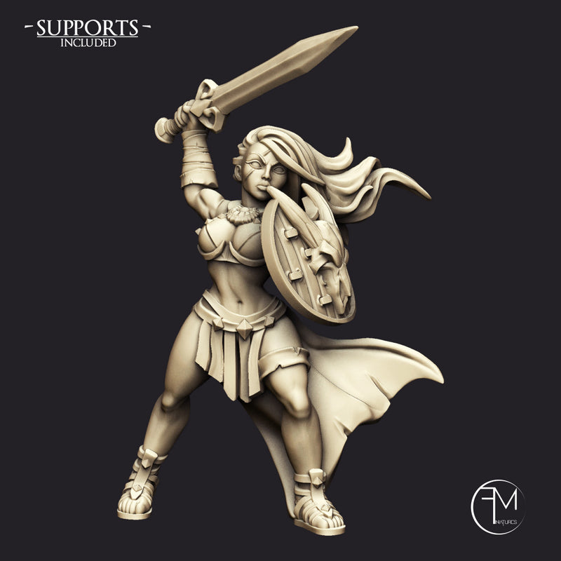 Amazon Warriors - 3 Units (AMAZONS! Kickstarter)