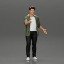 man standing in an open shirt extending his hand for a handshake - Only-Games