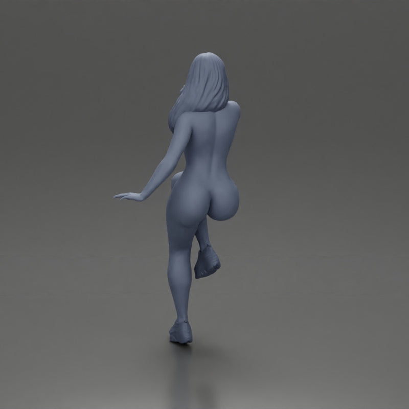 Naked girl sitting on the motorbike - Only-Games