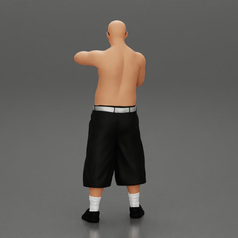 gangster standing in cropped trousers with sunglasses - Only-Games