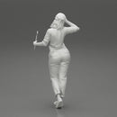 Tired woman mechanic holding a spanner - Only-Games