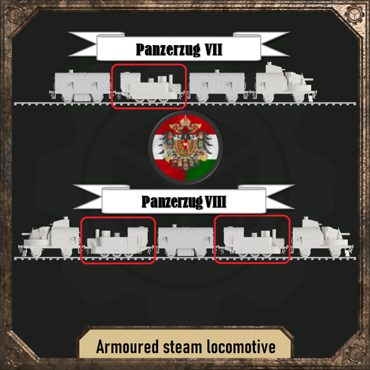 1/56 Armoured steam locomotive