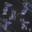 White Megalodon Clan Storm Squad with Jetpacks x5 - Only-Games