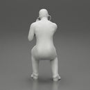 Doctor sitting examining a patient's condition with a stethoscope - Only-Games