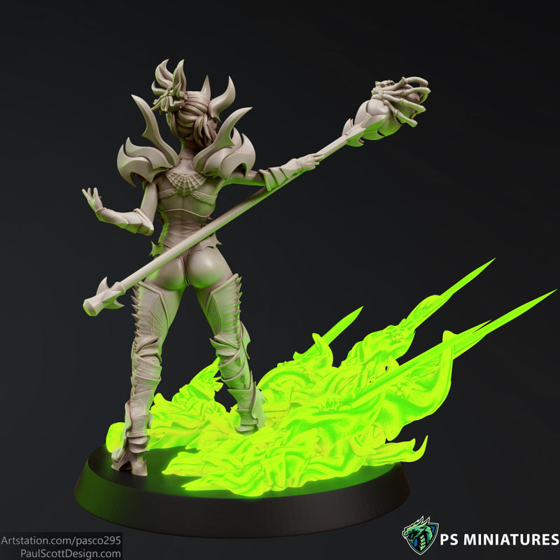 Drow Sorceress Elite Pose 3 - Only-Games