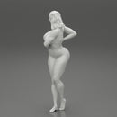 Pretty Woman In Bikini Standing With hand on hips - Only-Games