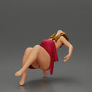 Sad man sitting pulls drowning girl from the ocean ( girl) - Only-Games