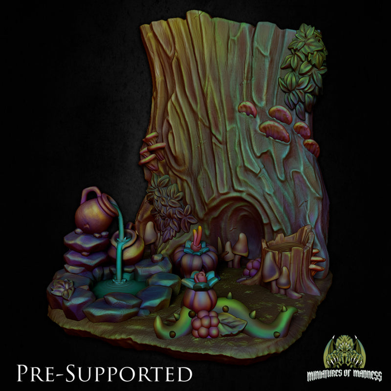 Satyr Scenery [PRE-SUPPORTED] Forest Nature Diorama - Only-Games