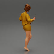 Young Woman In Mini Dress - Only-Games
