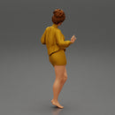 Young Woman In Mini Dress - Only-Games