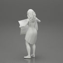 travel woman in dress with sun glasses holding a map and looking to the map - Only-Games