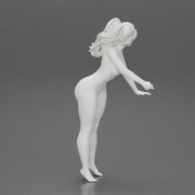 Naked Sexy Girl in short putting gas in car at gasoline station - Only-Games