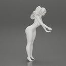 Naked Sexy Girl in short putting gas in car at gasoline station - Only-Games