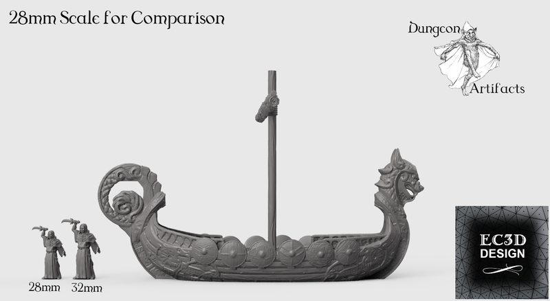 Longship - Wilds of Wintertide Wargaming Terrain D&D, DnD - Only-Games