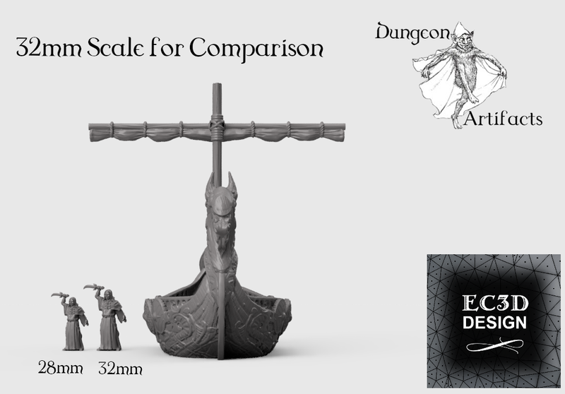 Longship - Wilds of Wintertide Wargaming Terrain D&D, DnD - Only-Games