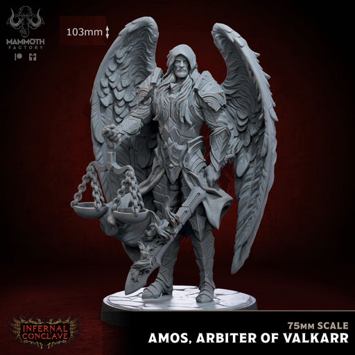 Amos Arbiter of Valkarr Collectible in 75mm Scale - Only-Games