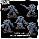 Hulkencarne Warriors Multipart Set (5 physical miniatures)