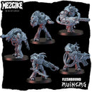 Fleshbound Ruiners Squad 'A' (5 physical miniatures)
