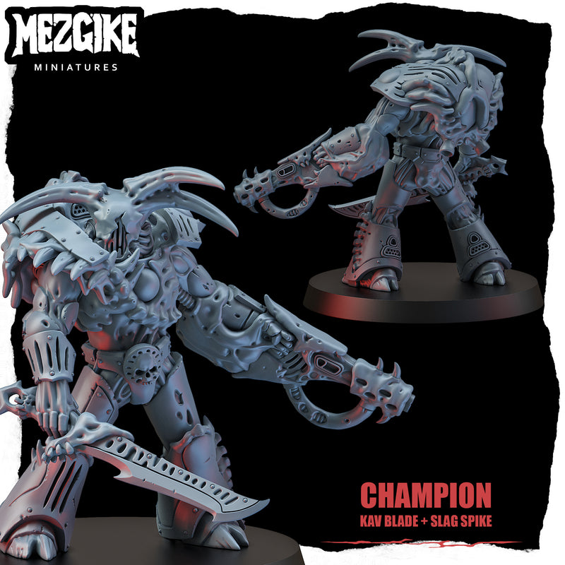 Fleshbound Ruiners Squad 'A' (5 physical miniatures)