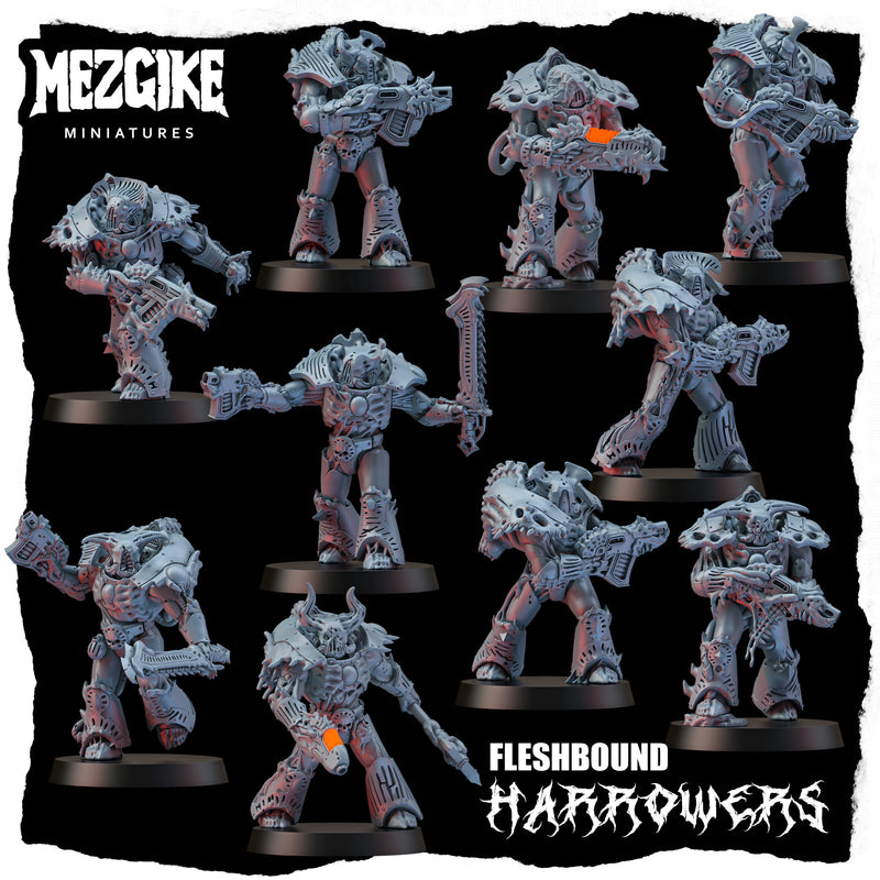 Fleshbound Harrowers (10 physical miniatures)