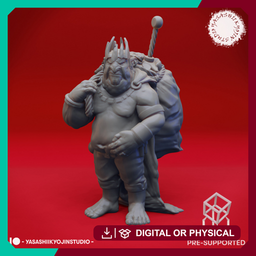 Grinkle the Goblin King - Tabletop Miniature (Pre-Supported) - Only-Games